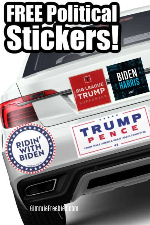 HUGE LIST! Free Election Political Stickers & Swag!